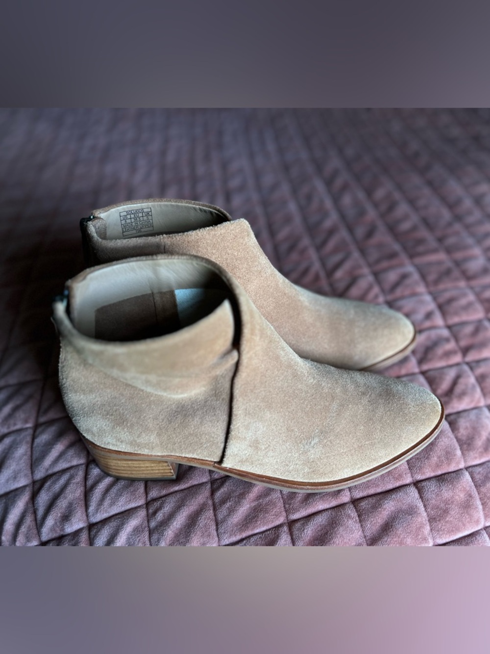 Soludos Venetian Suede Ankle Booties